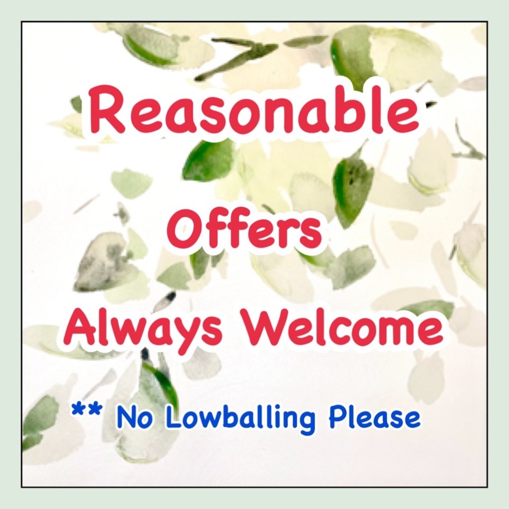 A reasonable offer is kind ❤️